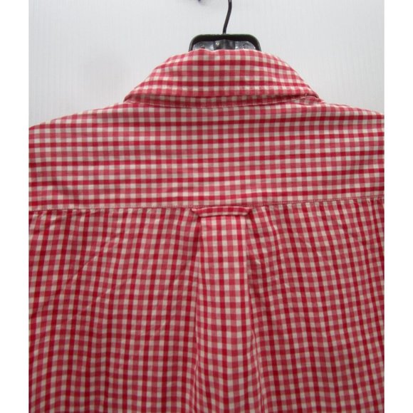 Grayers Shirt Large White Button Up Plaid Logo Loose Long Sleeve Cotton - Picture 8 of 11